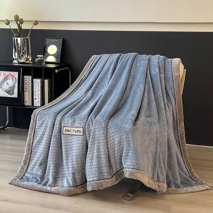 Milk Velvet Sofa Throw in Cloud-Soft Fleece