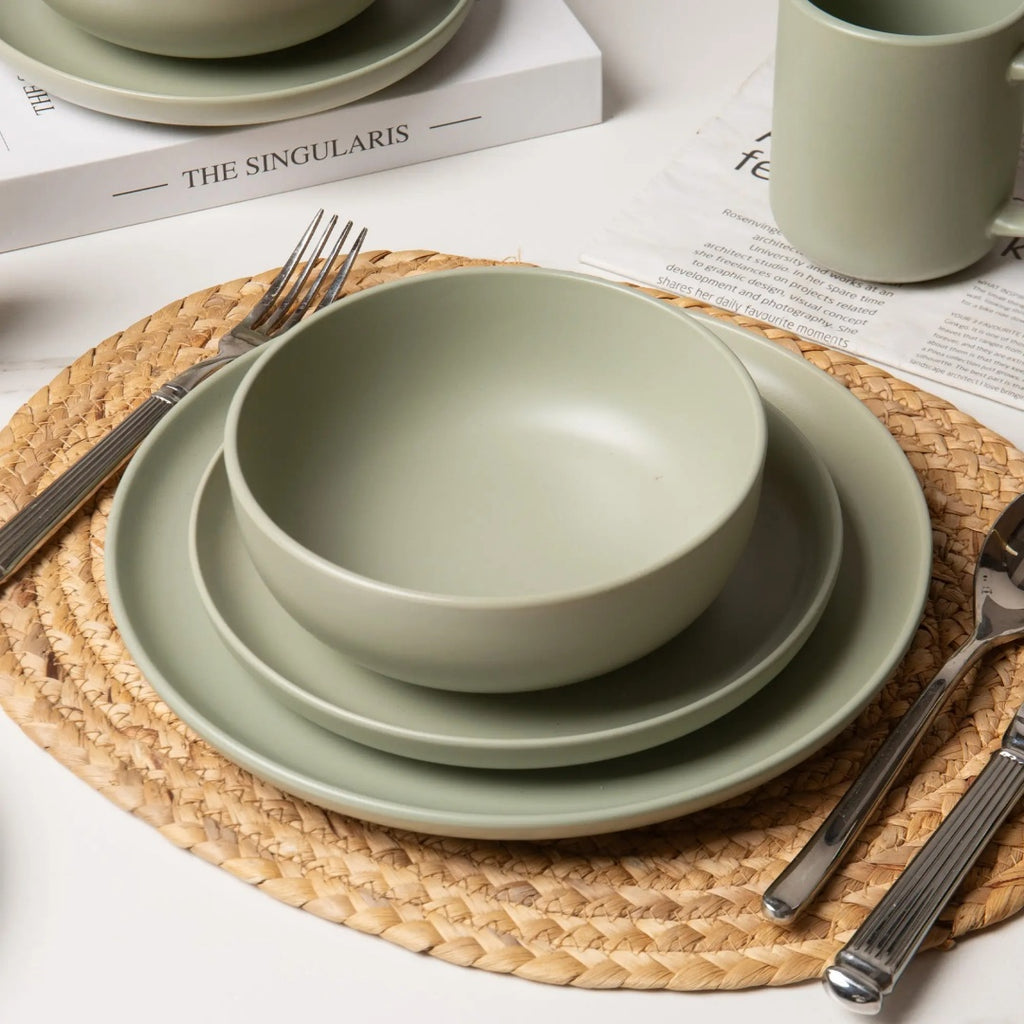 Matte Stoneware Dining Collection for Four — view 10