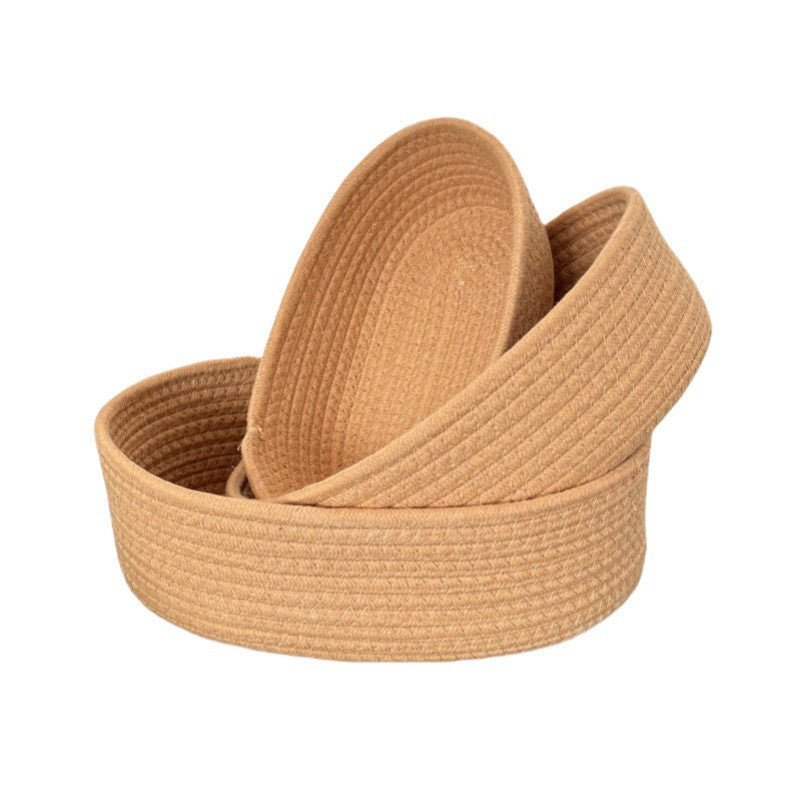 Cotton Rope Storage Baskets — Trio Collection — view 3