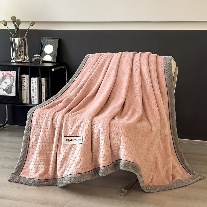 Milk Velvet Sofa Throw in Cloud-Soft Fleece — view 3