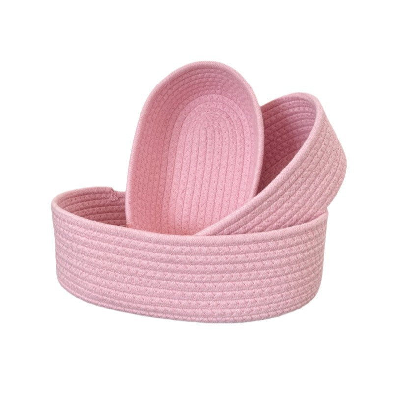 Cotton Rope Storage Baskets — Trio Collection — view 11