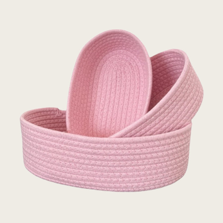 Cotton Rope Storage Baskets — Trio Collection — view 5