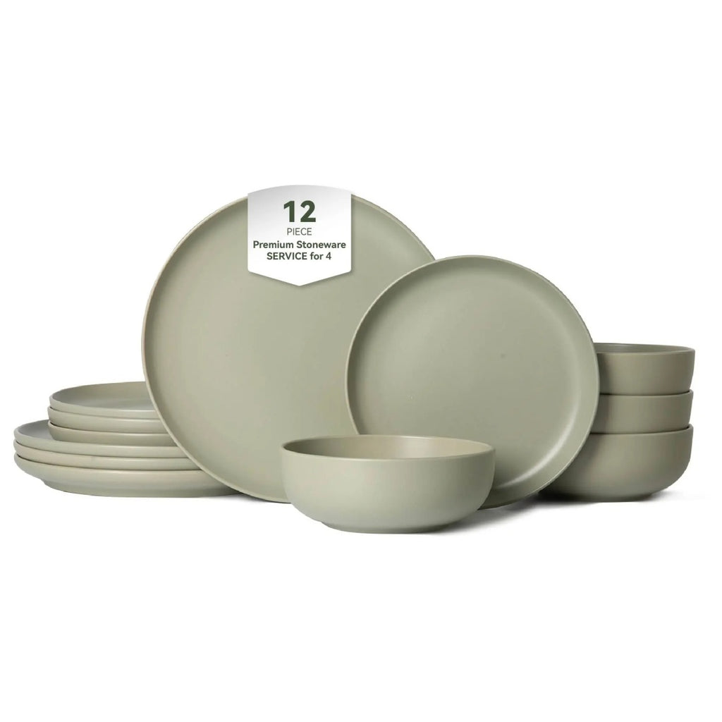 Matte Stoneware Dining Collection for Four — view 8