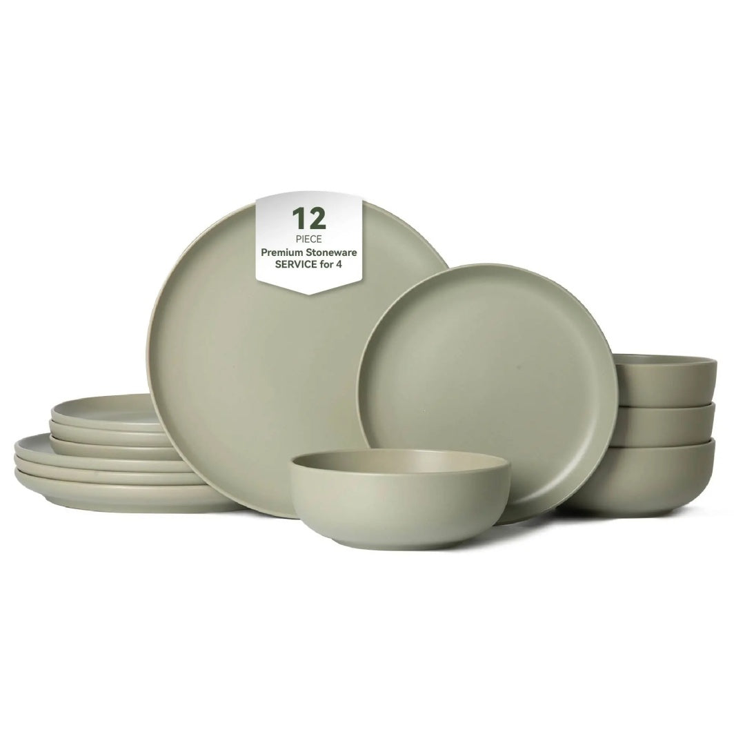 Matte Stoneware Dining Collection for Four — view 8