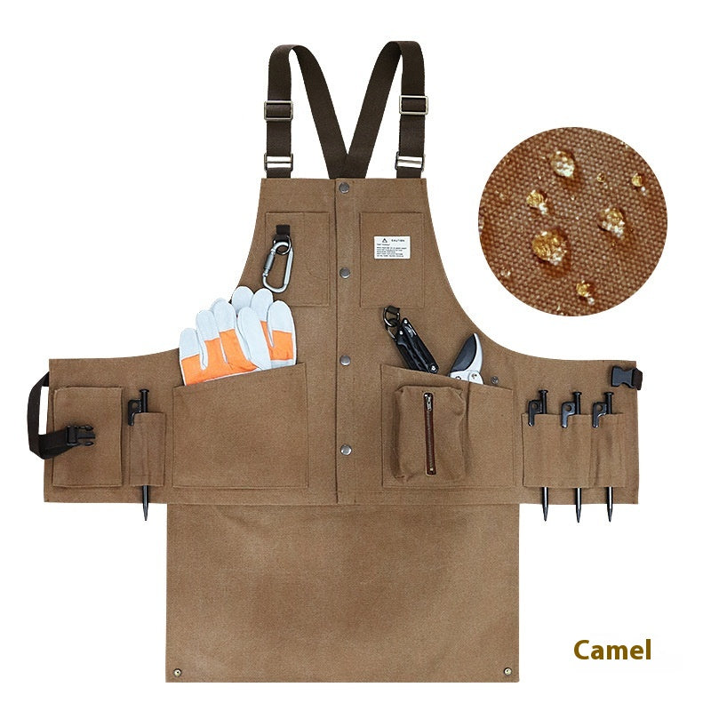 Detachable Waterproof Canvas Dining Apron