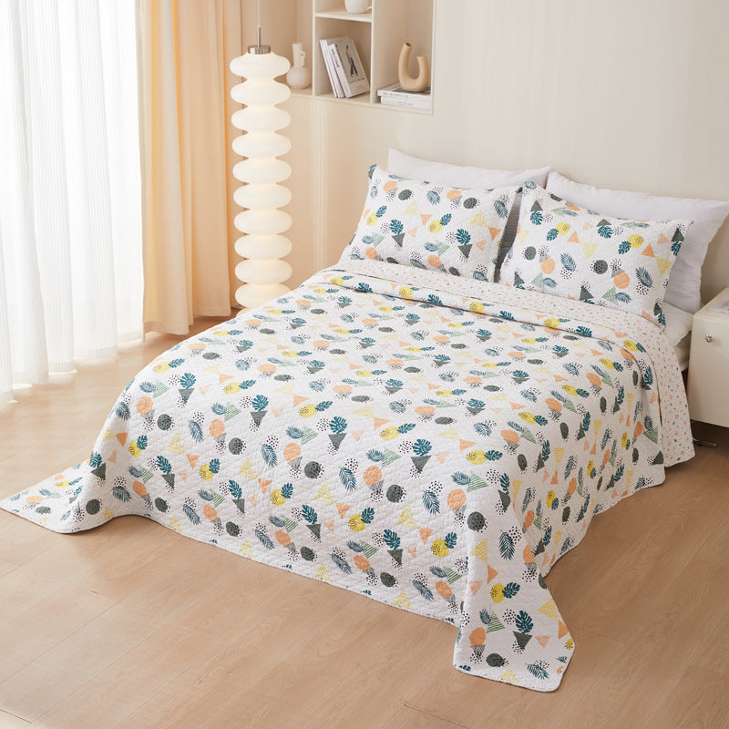 Quilted Cotton Twill Bedspread Three-Piece Collection — view 3