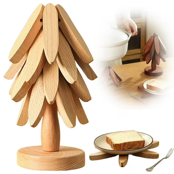 Sculptural Tree Branch Wooden Trivet & Table Mat — view 7