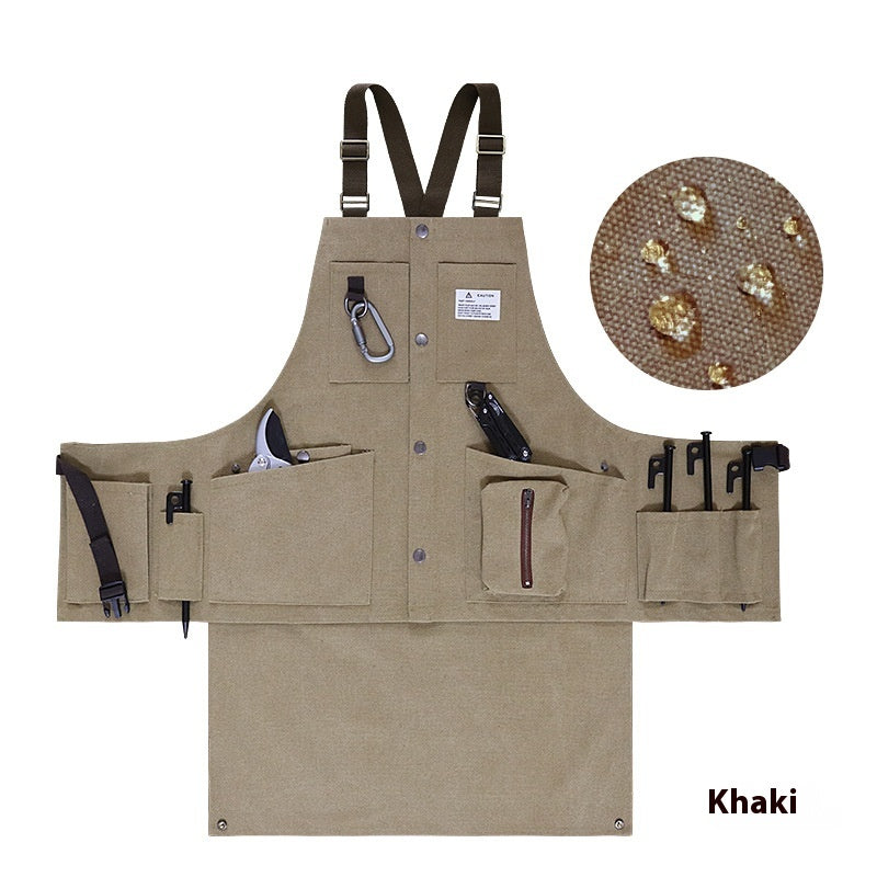 Detachable Waterproof Canvas Dining Apron