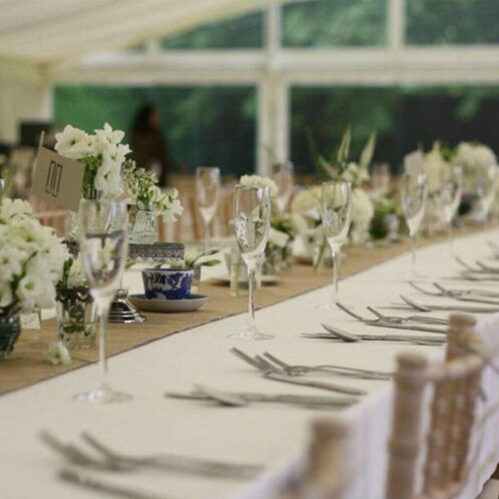 Rustic Hessian Table Runner in Natural Jute