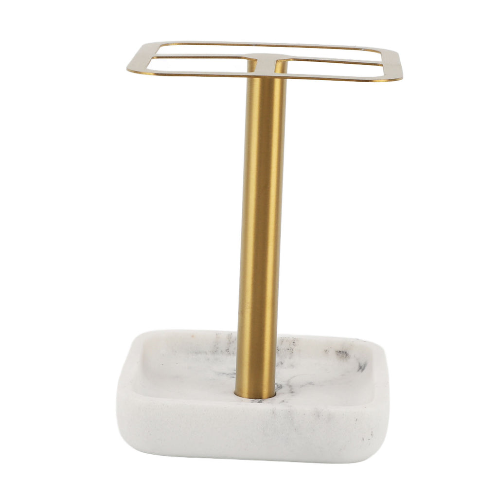 Gold Stainless Steel Toothbrush & Toothpaste Holder — view 5