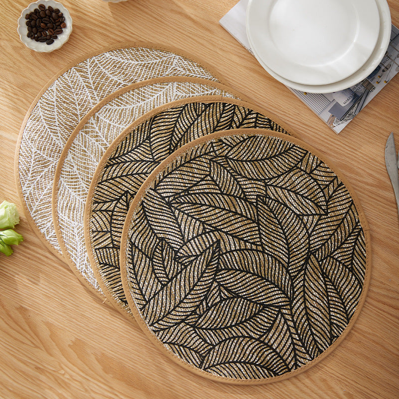 Handwoven Jute Natural Placemat & Coaster — view 11