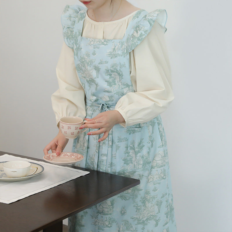 Tailored Cotton French Apron — Antifouling