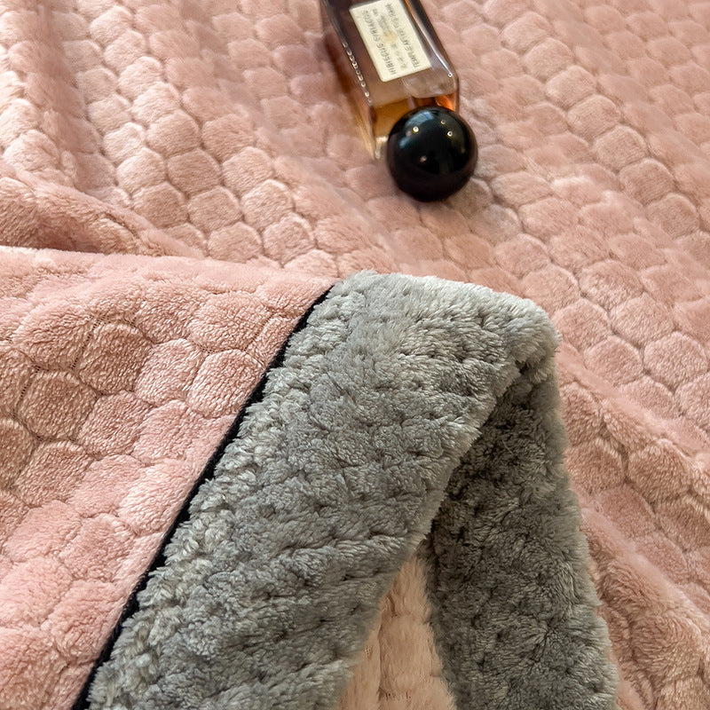 Milk Velvet Sofa Throw in Cloud-Soft Fleece — view 2