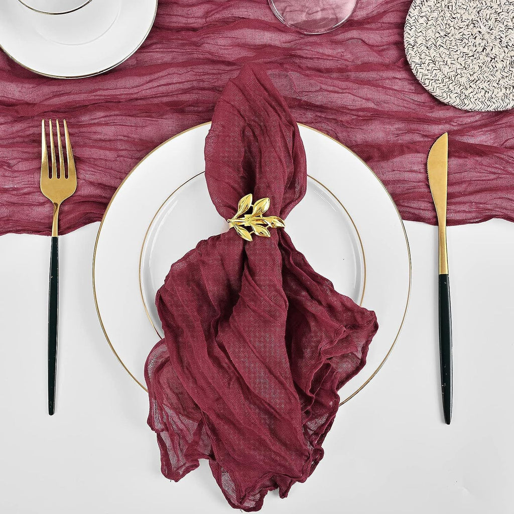Bali Crinkled Chiffon Napkin, Plain Table Linen — view 8