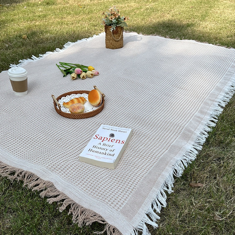 Stonewashed Linen Picnic & Dining Blanket — view 11