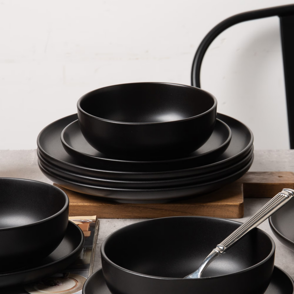 Matte Stoneware Dining Collection for Four — view 14
