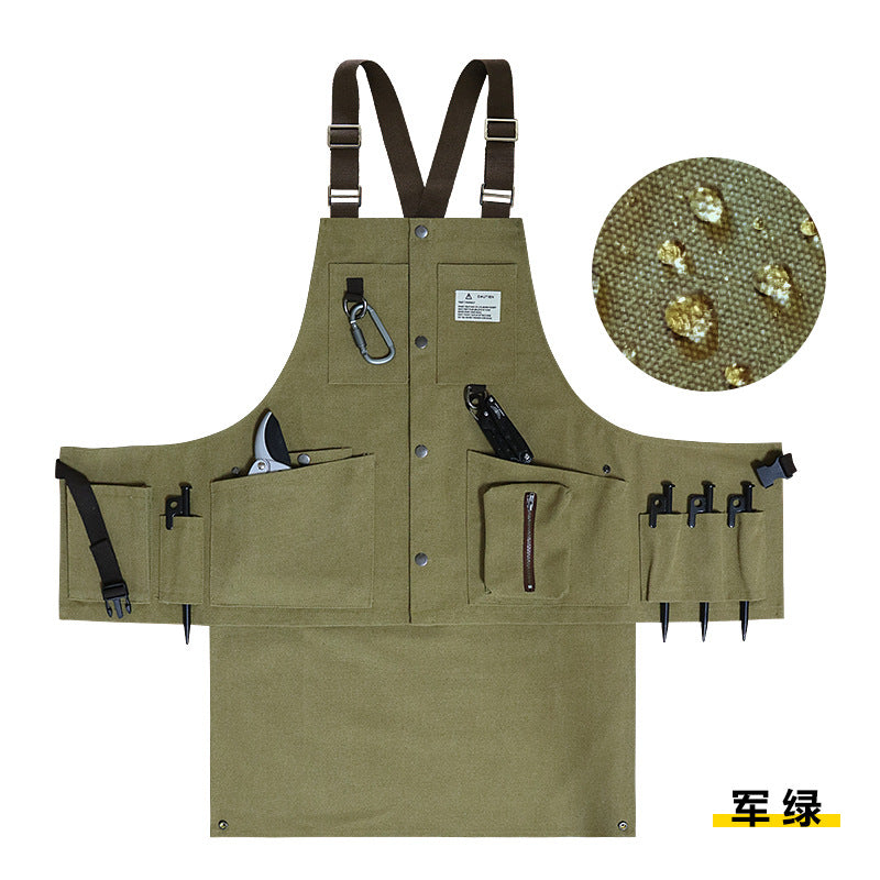 Detachable Waterproof Canvas Dining Apron