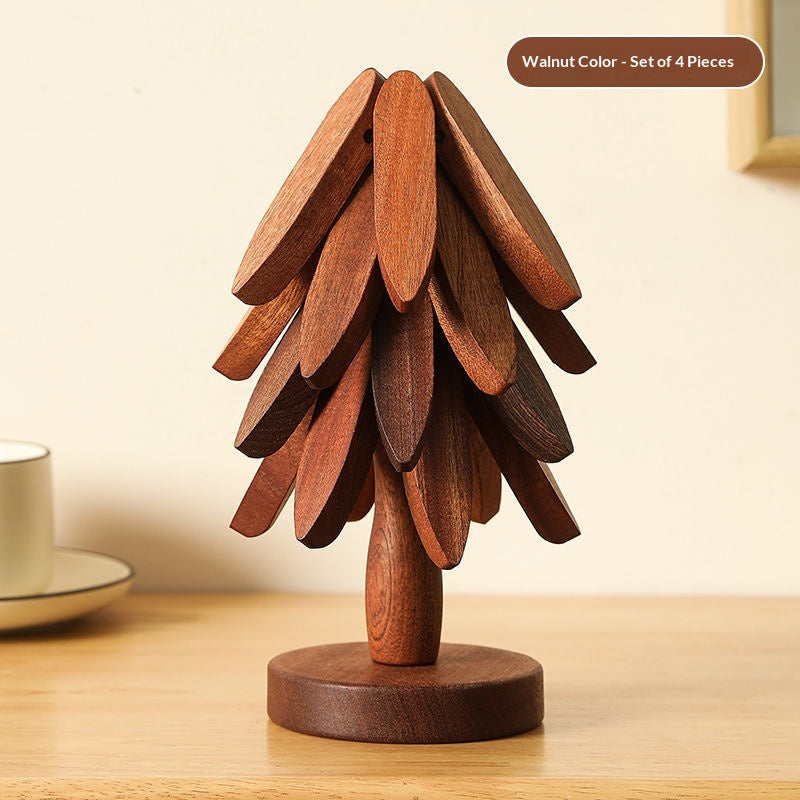 Sculptural Tree Branch Wooden Trivet & Table Mat — view 2