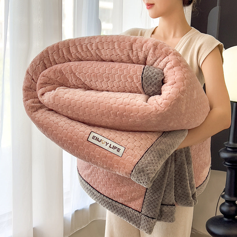 Milk Velvet Sofa Throw in Cloud-Soft Fleece — view 6