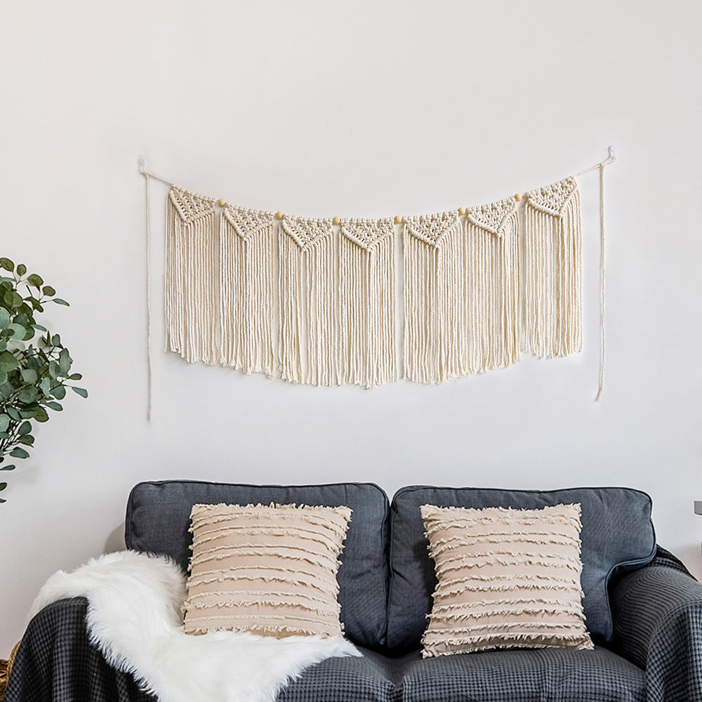 Bohemian Woven Tassel Wall Hanging Tapestry