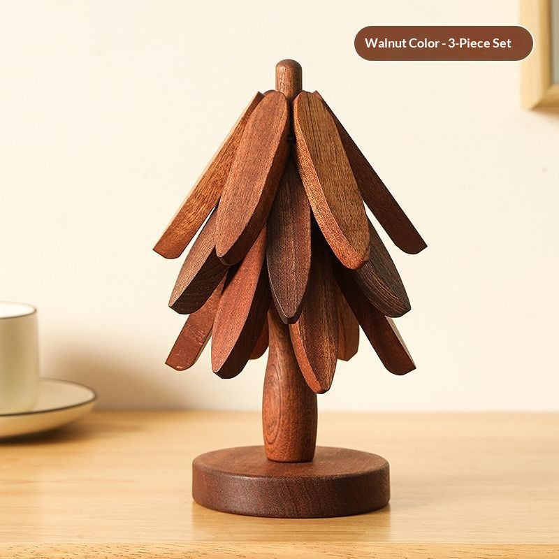 Sculptural Tree Branch Wooden Trivet & Table Mat — view 3
