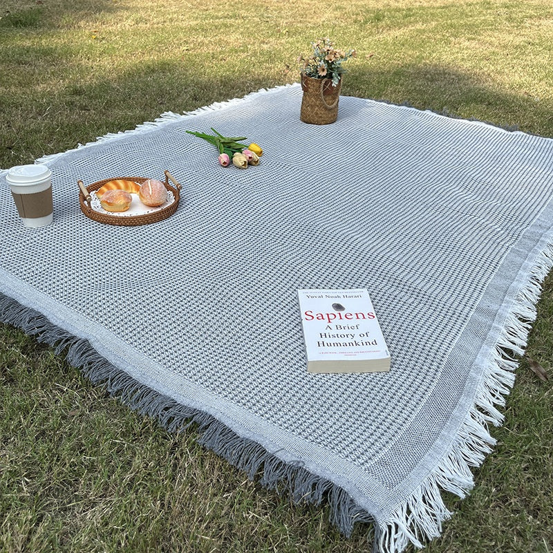 Stonewashed Linen Picnic & Dining Blanket — view 9