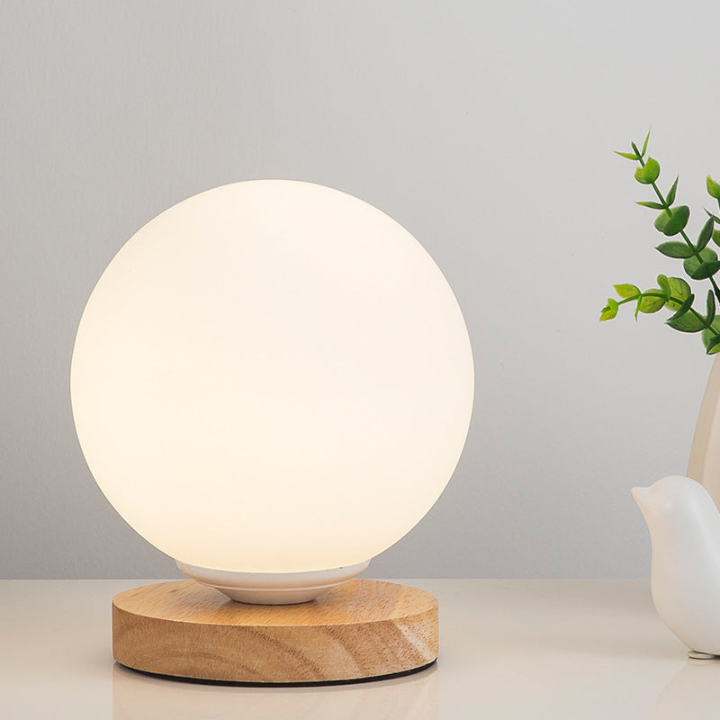 Solid Wood Table Lamp | Warm Minimalist Glow — view 3