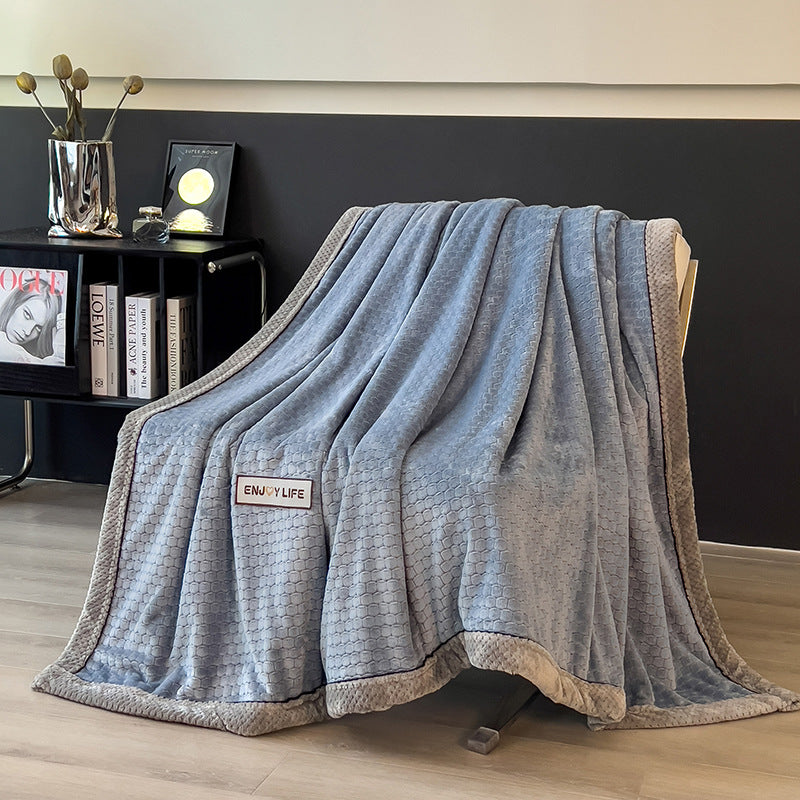 Milk Velvet Sofa Throw in Cloud-Soft Fleece