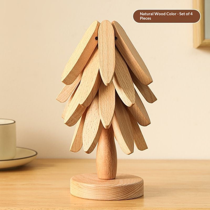 Sculptural Tree Branch Wooden Trivet & Table Mat — view 5