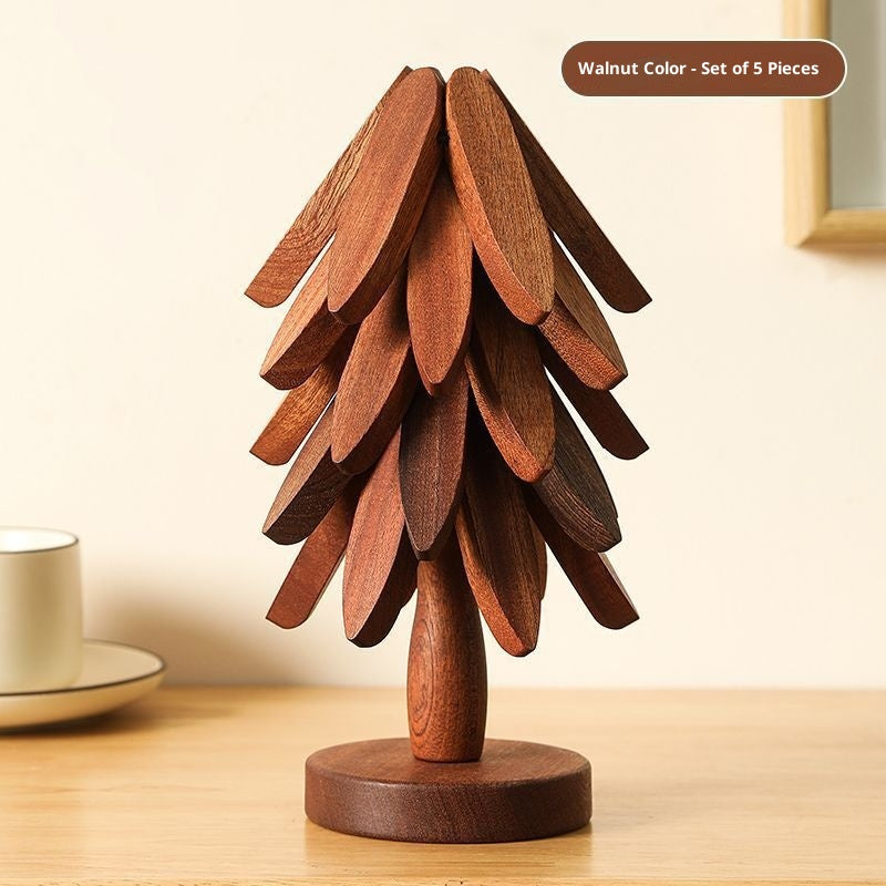 Sculptural Tree Branch Wooden Trivet & Table Mat — view 12