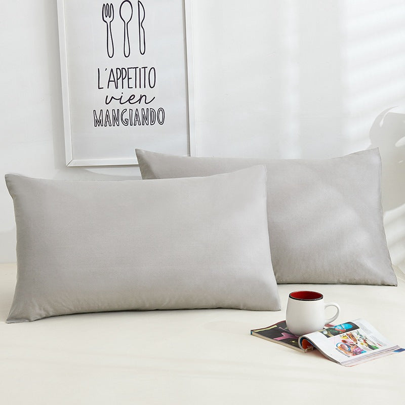 Hotel-Grade Pure Cotton Pillowcases Pair