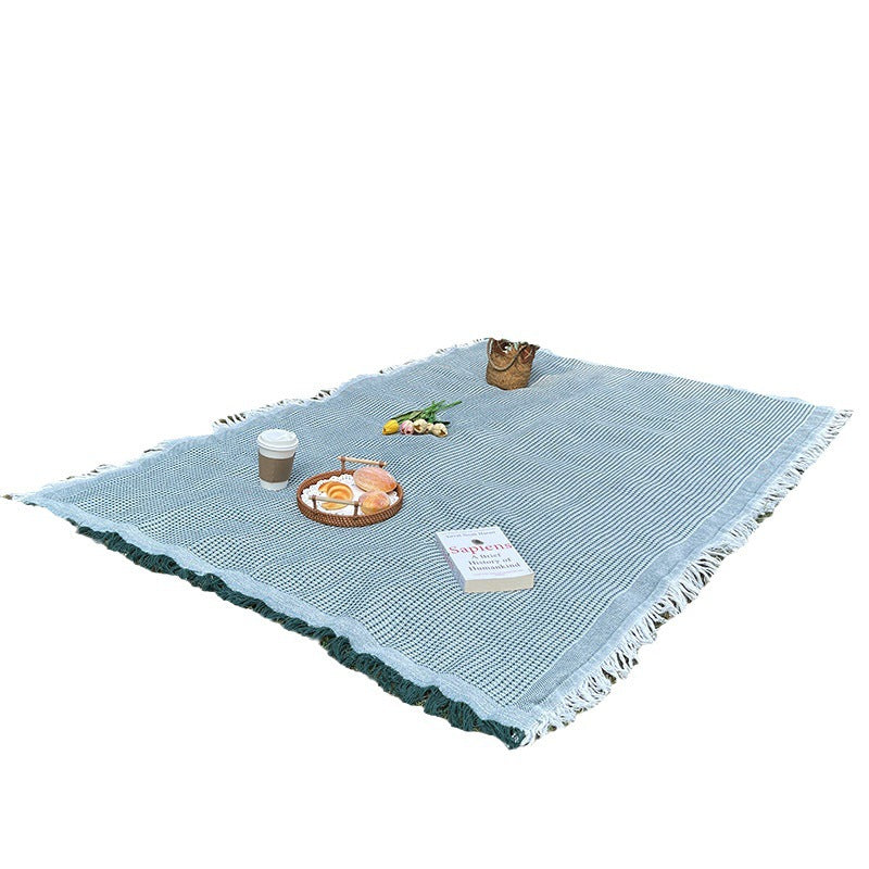 Stonewashed Linen Picnic & Dining Blanket — view 4