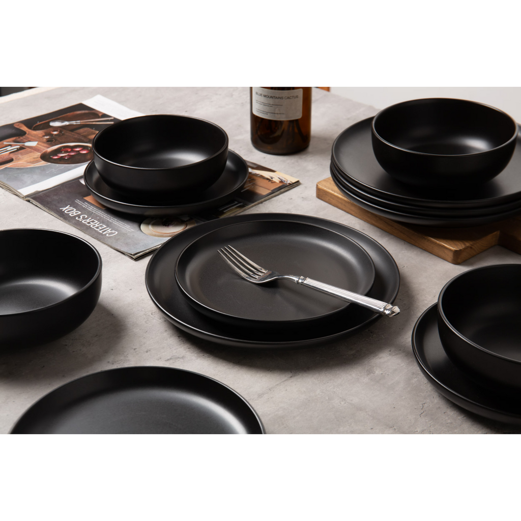 Matte Stoneware Dining Collection for Four — view 7