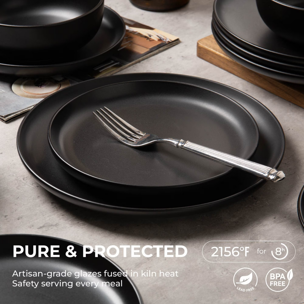 Matte Stoneware Dining Collection for Four — view 18