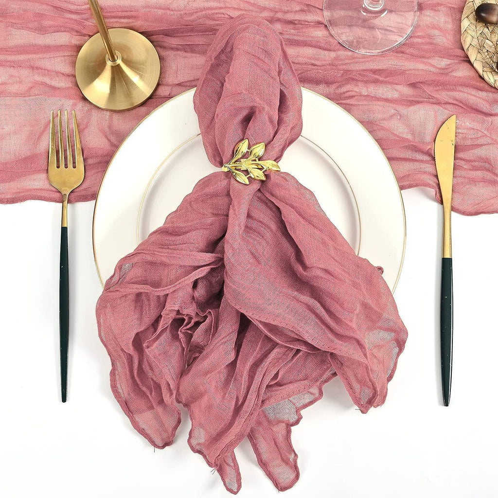 Bali Crinkled Chiffon Napkin, Plain Table Linen — view 6