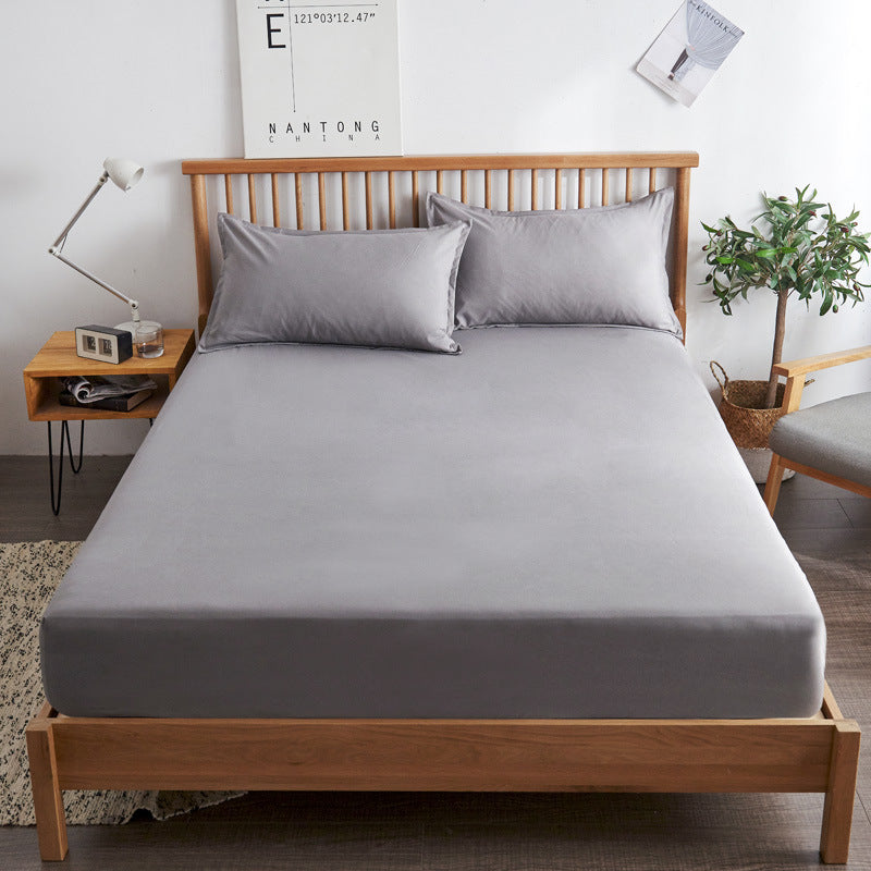 Sanded Cotton Fitted Sheet — Cloud-Soft Repose