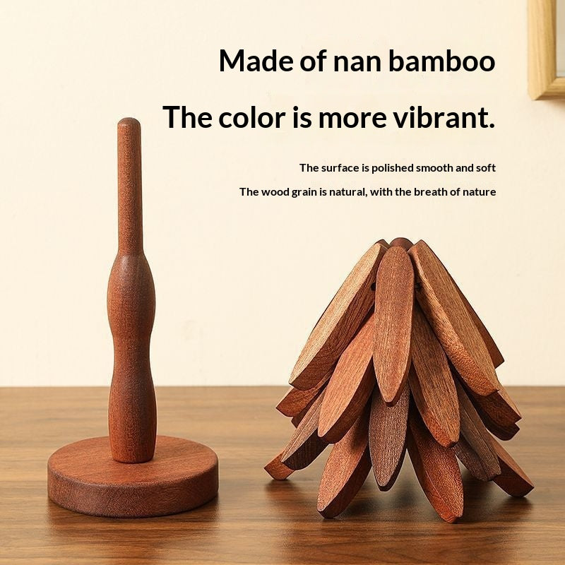 Sculptural Tree Branch Wooden Trivet & Table Mat — view 9