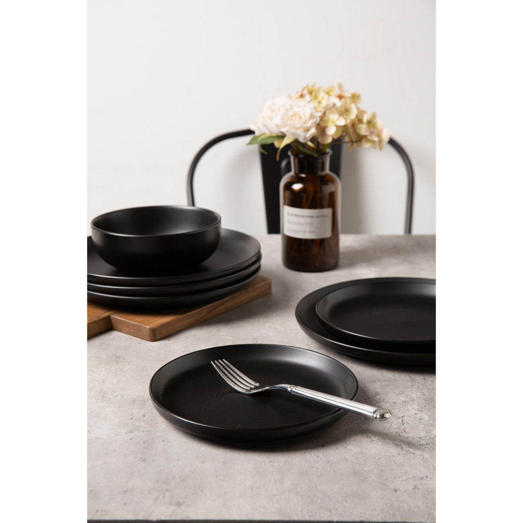 Matte Stoneware Dining Collection for Four — view 8