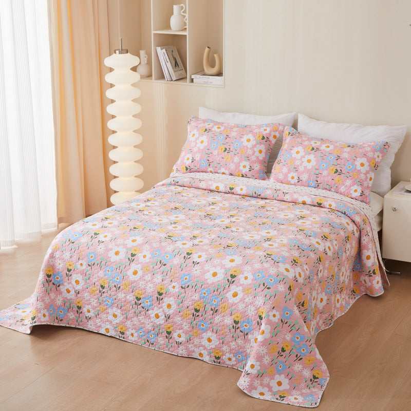 Quilted Cotton Twill Bedspread Three-Piece Collection — view 11