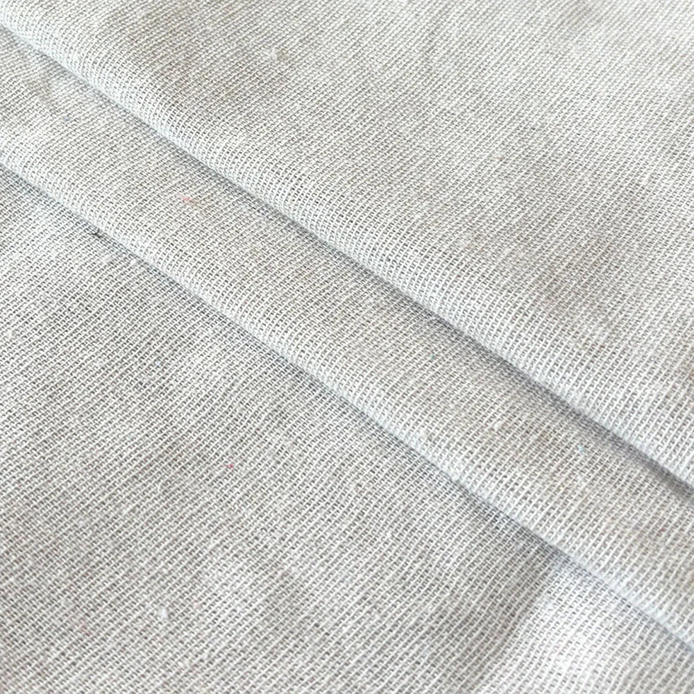 Woven Hemp Linen Cloth in Natural Raw Texture — view 7