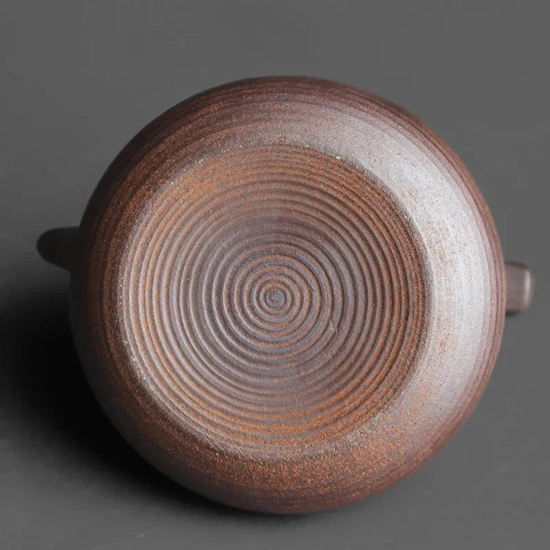 Handcrafted Stoneware Japanese Ceremony Teapot 350ml — view 4