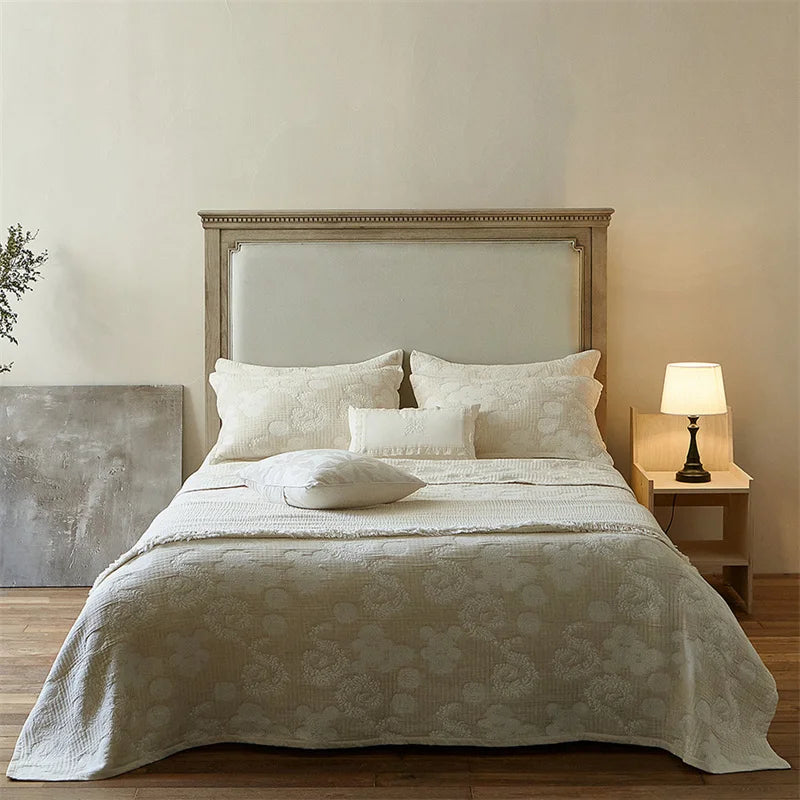 Reversible Cotton Linen Quilt & Coverlet Collection — view 7