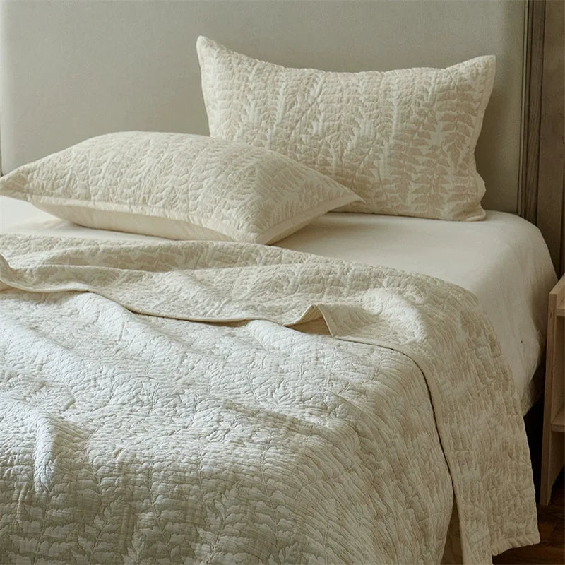 Reversible Cotton Linen Quilt & Coverlet Collection — view 4