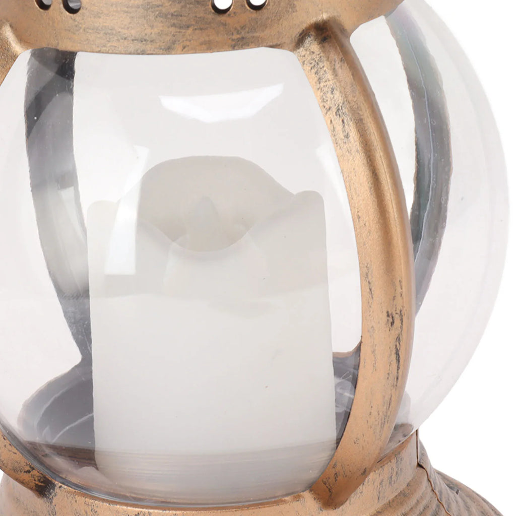 Brass Solar Courtyard Hanging Lantern — view 5