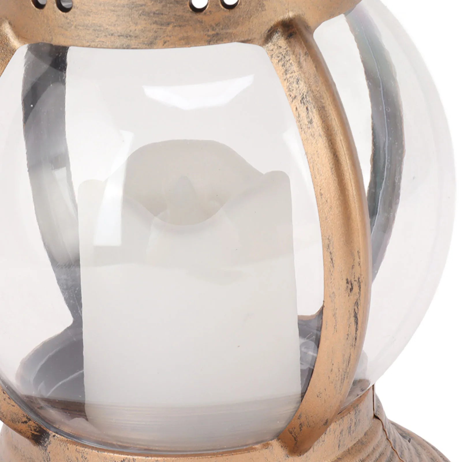 Brass Solar Courtyard Hanging Lantern — view 5