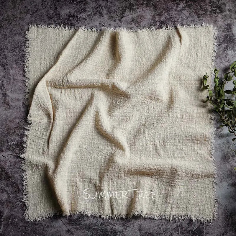 Cotton Gauze Dinner Napkins 41cm Rustic Weave — view 5
