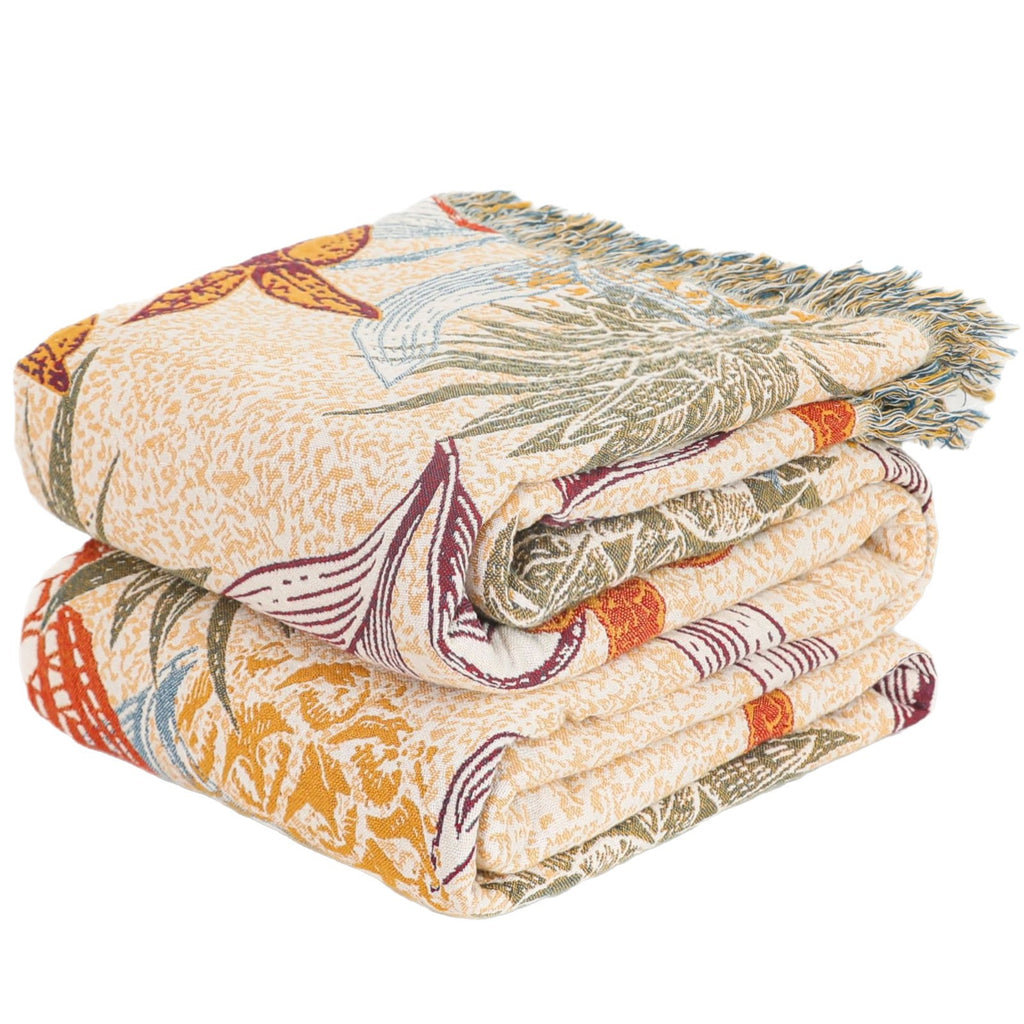 Cotton Gauze Multi-Layer Summer Bedspread — view 4