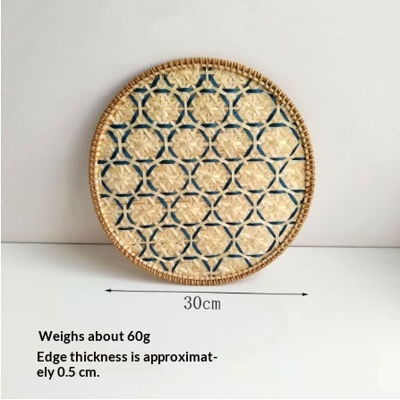 Handwoven Rattan & Bamboo Dining Placemat
