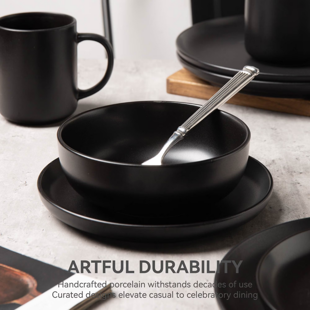Matte Stoneware Dining Collection for Four — view 19