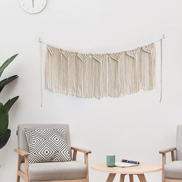 Bohemian Woven Tassel Wall Hanging Tapestry
